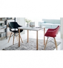 Taburete 0655705, epoxi aluminio, asiento y respaldo madera estratifica color a elegir